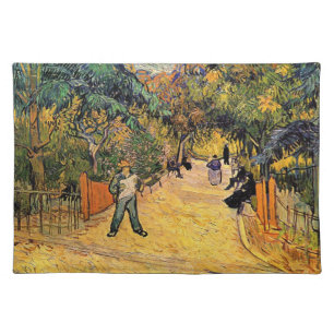 Vincent van Gogh - Entrance to Public Park, Arles Cloth Placemat