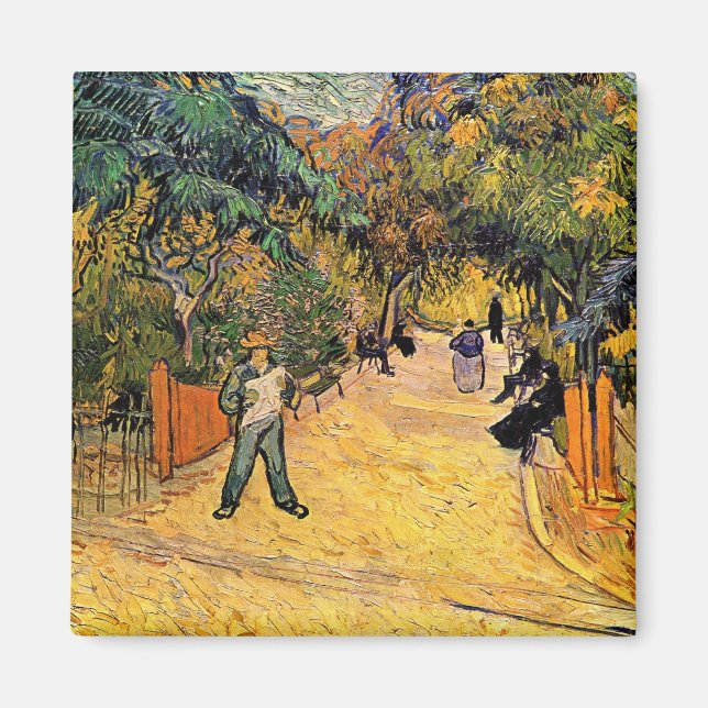 Vincent van Gogh - Entrance to Public Park, Arles Magnet (Front)