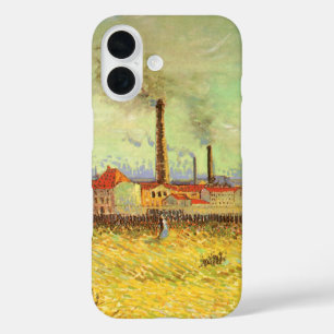 Vincent van Gogh - Factories at Asnieres iPhone 16 Case