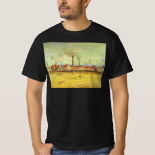 Vincent van Gogh - Factories at Asnieres T-Shirt