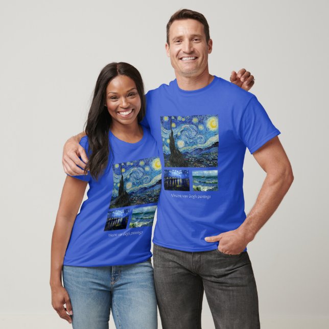 Vincent van Gogh famous paintings T-Shirt (Unisex)