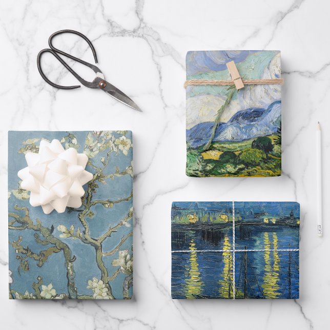Vincent Van Gogh Famous Paintings Wrapping Paper Sheets (Creator Uploaded)