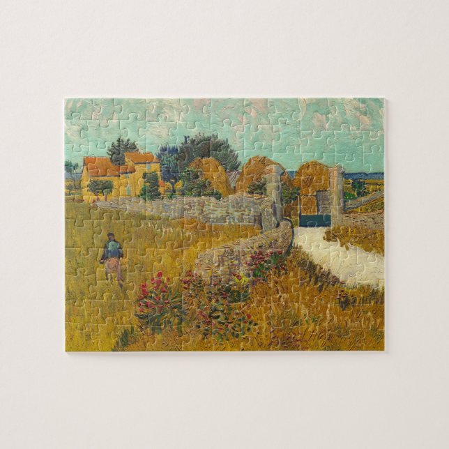 Vincent van Gogh | Farmhouse in Provence, 1888 Jigsaw Puzzle (Horizontal)