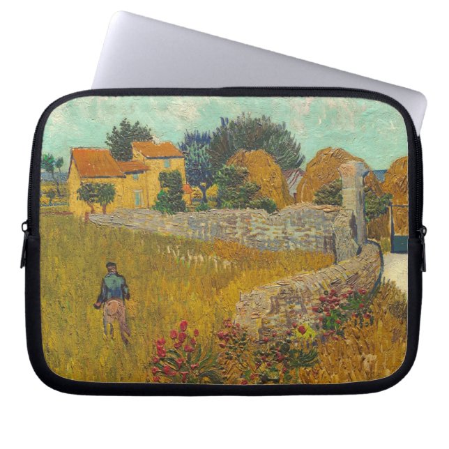 Vincent van Gogh | Farmhouse in Provence, 1888 Laptop Sleeve (Front)