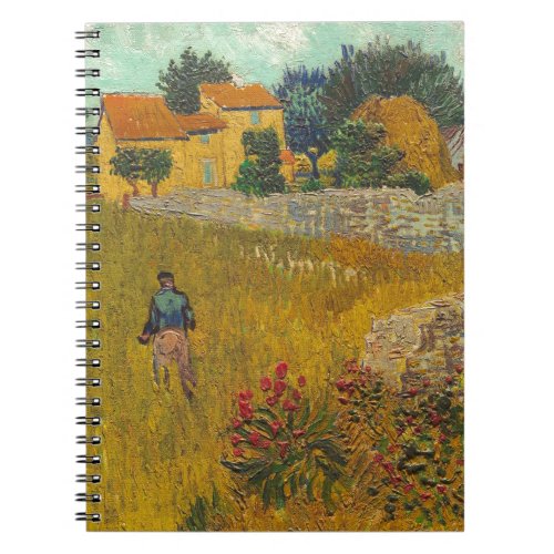 Vincent van Gogh  Farmhouse in Provence 1888 Notebook