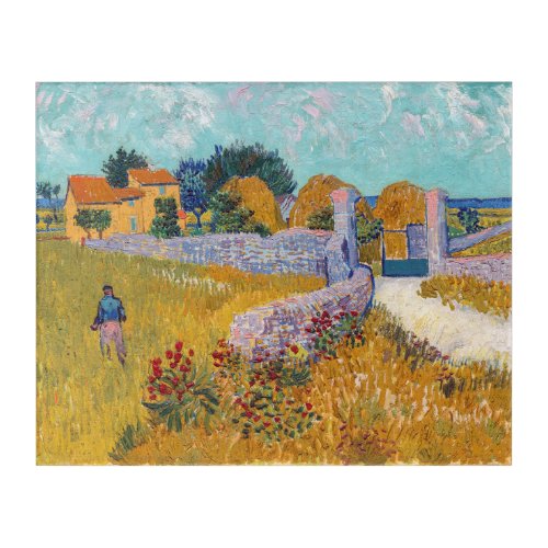 Vincent van Gogh _ Farmhouse in Provence Acrylic Print
