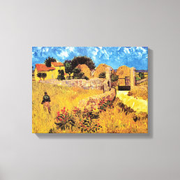 Vincent Van Gogh - Farmhouse In Provence Fine Art Canvas Print