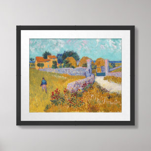 Vincent van Gogh - Farmhouse in Provence Framed Art