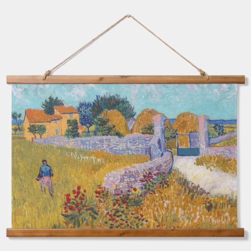 Vincent van Gogh _ Farmhouse in Provence Hanging Tapestry
