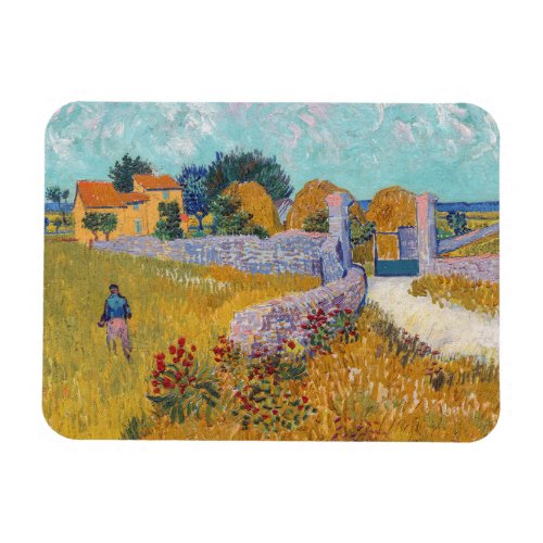 Vincent van Gogh _ Farmhouse in Provence Magnet