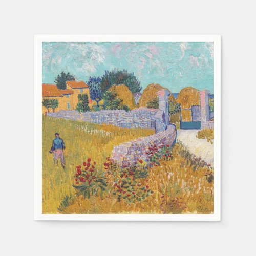 Vincent van Gogh _ Farmhouse in Provence Napkins