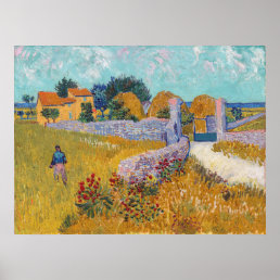 Vincent van Gogh - Farmhouse in Provence Poster