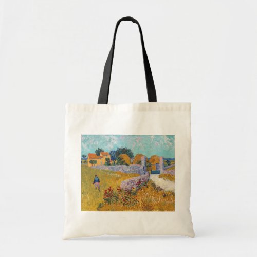 Vincent van Gogh _ Farmhouse in Provence Tote Bag