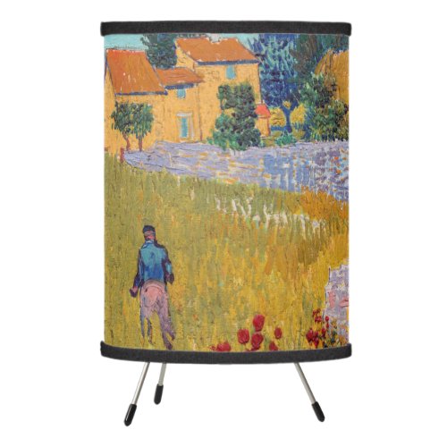 Vincent van Gogh _ Farmhouse in Provence Tripod Lamp