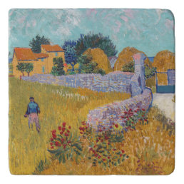 Vincent van Gogh - Farmhouse in Provence Trivet