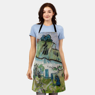 Vincent van Gogh - Farmhouse with Two Figures Apron