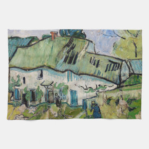 Vincent van Gogh - Farmhouse with Two Figures Kitchen Towel