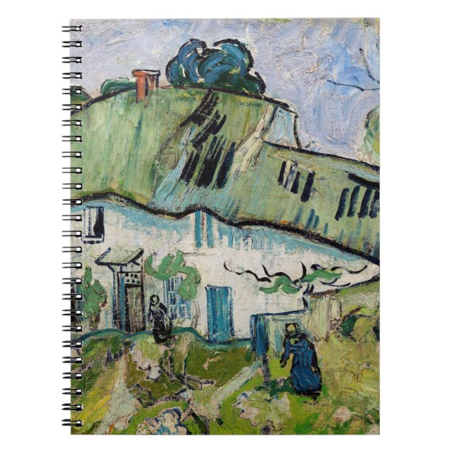 Vincent van Gogh - Farmhouse with Two Figures Notebook (Front)