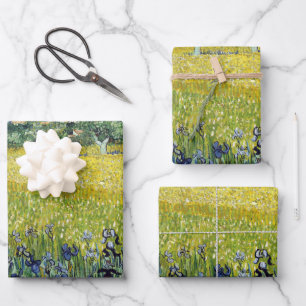 Vincent van Gogh Field of Flowers near Arles Poste Wrapping Paper Sheets