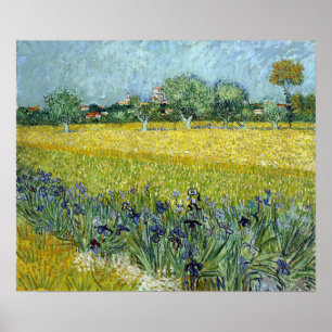 Vincent van Gogh Field of Flowers near Arles Poster
