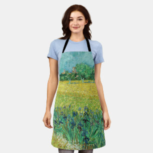 Vincent van Gogh - Field with Irises near Arles Apron