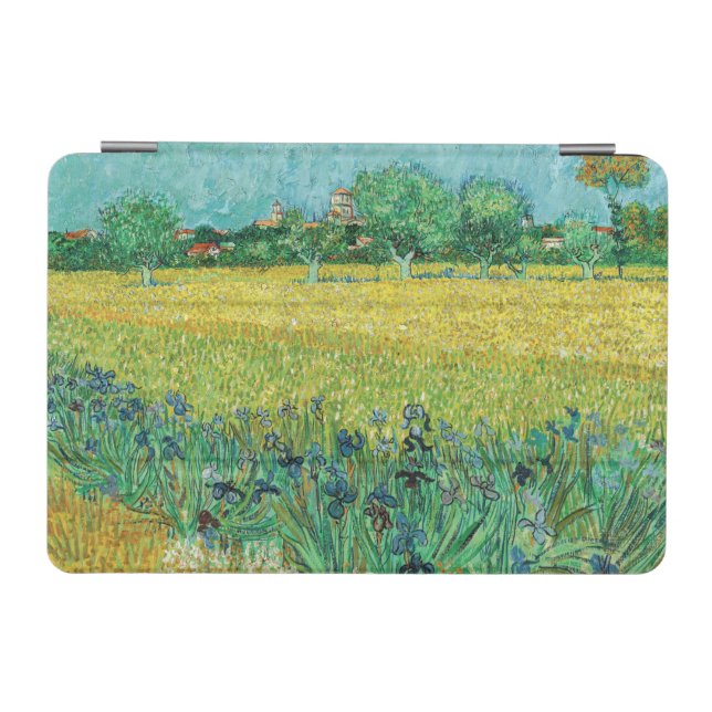 Vincent van Gogh - Field with Irises near Arles iPad Mini Cover (Horizontal)