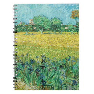 Vincent van Gogh - Field with Irises near Arles Notebook