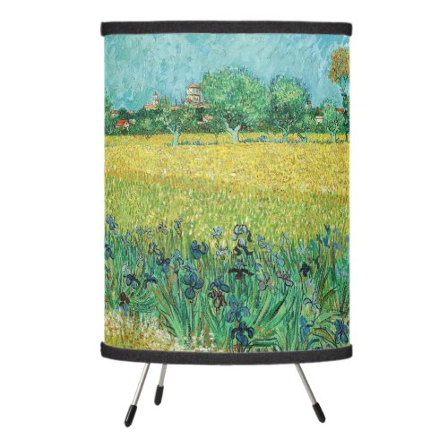 Vincent van Gogh _ Field with Irises near Arles Tripod Lamp