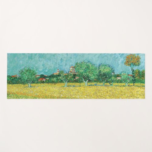 Vincent van Gogh _ Field with Irises near Arles Yoga Mat