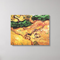Vincent Van Gogh - Field With Two Rabbits Fine Art Canvas Print