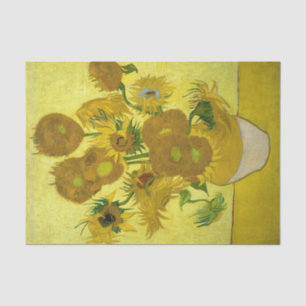 Vincent Van Gogh Fifteen Sunflowers In A Vase Tissue Paper
