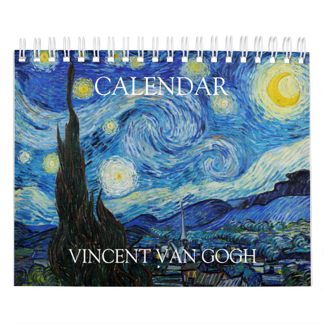 VINCENT VAN GOGH FINE ART CALENDAR | Zazzle