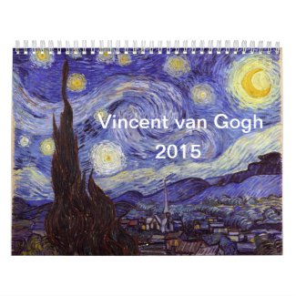 Vincent Van Gogh Fine Art Calendar 2015