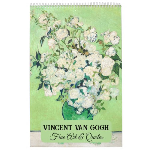 Vincent Van Gogh Fine Art  Quotes Calendar