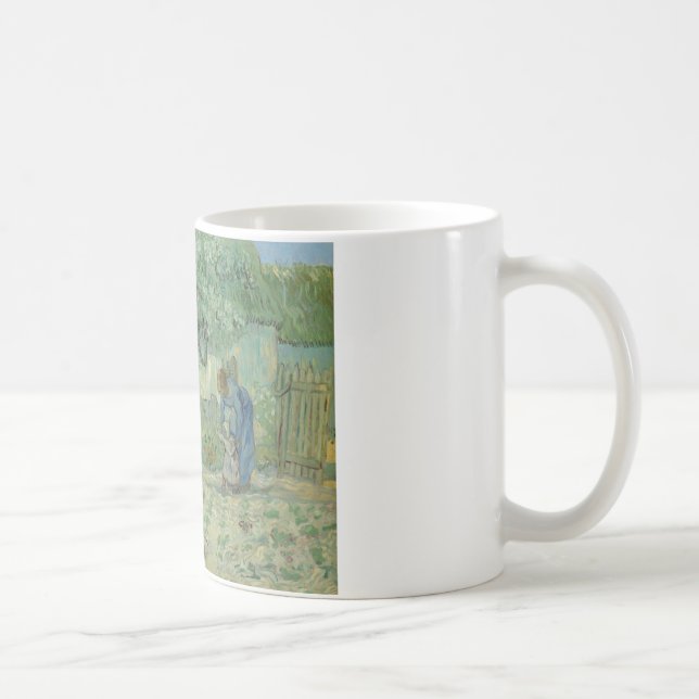 Vincent van Gogh - First Steps, after Millet Coffee Mug (Right)