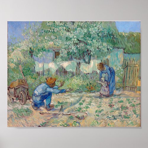 Vincent Van Gogh _ First Steps after Millet Poster