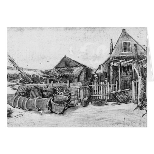 Vincent van Gogh | Fish drying barn, Scheveningen Cards (Front Horizontal)