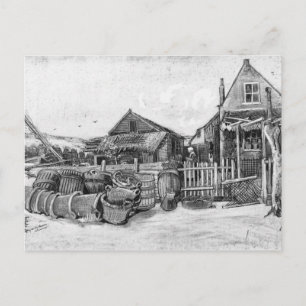 Vincent van Gogh   Fish drying barn, Scheveningen Postcard