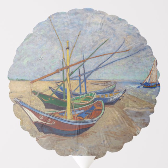 Vincent van Gogh - Fishing Boats on the Beach Balloon (Front)