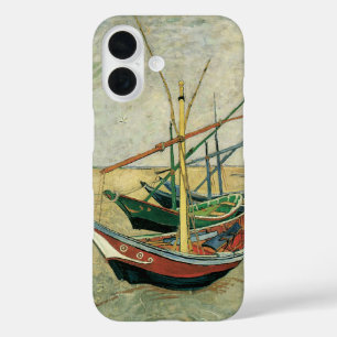 Vincent van Gogh - Fishing Boats on the Beach iPhone 16 Case