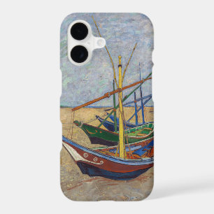 Vincent van Gogh - Fishing Boats on the Beach iPhone 17 Case