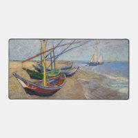 Vincent van Gogh - Fishing Boats on the Beach