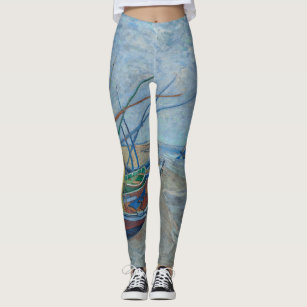 Vincent Van Gogh Fine Art Painting Fleece Leggings for Women Sizes XS- –  Level1gallery