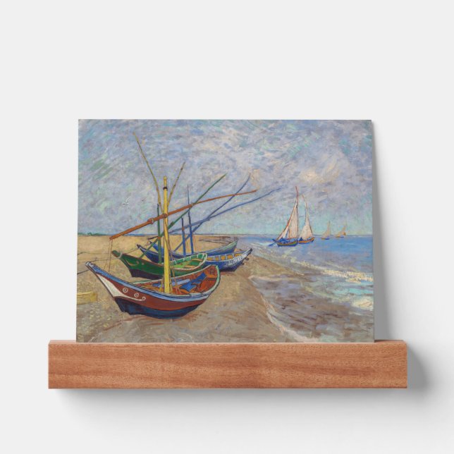 Vincent van Gogh - Fishing Boats on the Beach Picture Ledge (Front)