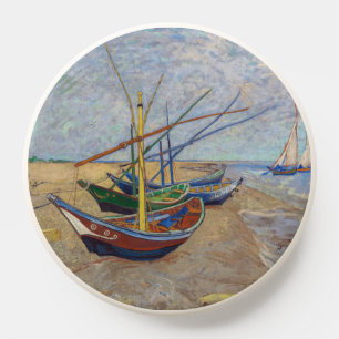 Vincent van Gogh - Fishing Boats on the Beach PopSocket