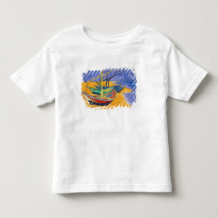 Vincent van Gogh   Fishing Boats on the Beach Toddler T-shirt