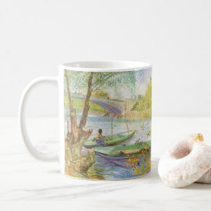 Vincent van Gogh Fishing in Spring, Pont de Clichy Coffee Mug