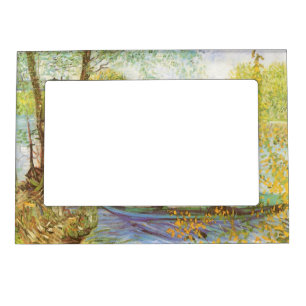 Vincent van Gogh Fishing in Spring, Pont de Clichy Magnetic Photo Frame