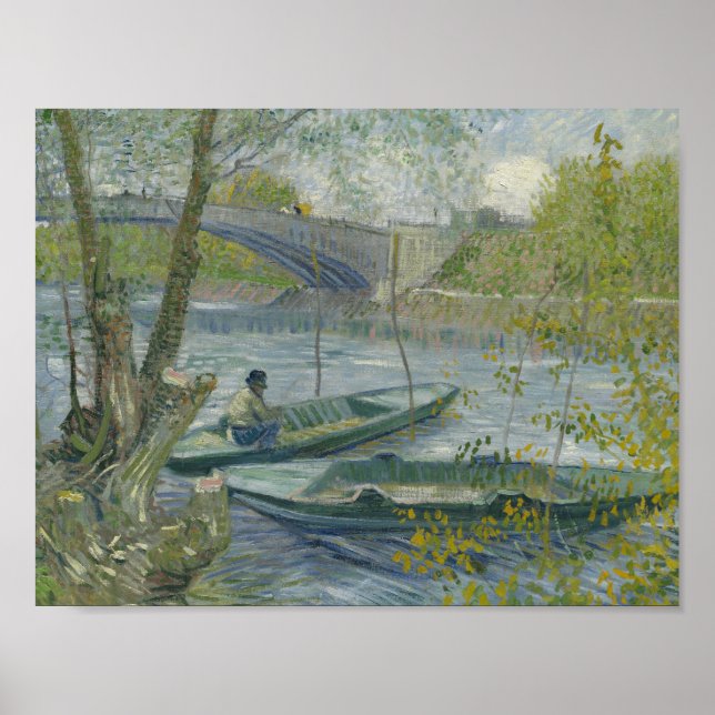 Vincent van Gogh - Fishing in Spring, the Pont de Poster (Front)