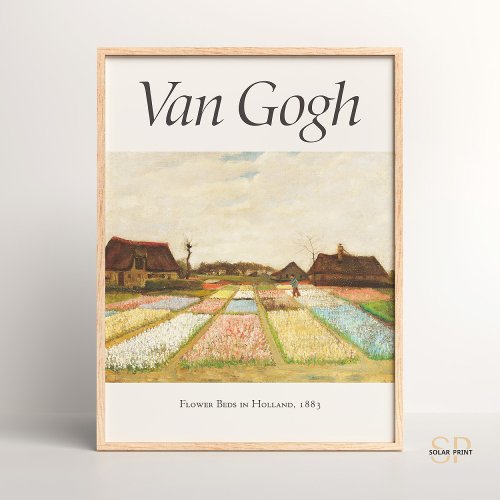 Vincent van Gogh Flower Beds in Holland Art Print 